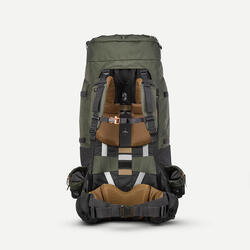 Zaino trekking uomo MT900 SYMBIUM 90 10L verde oliva